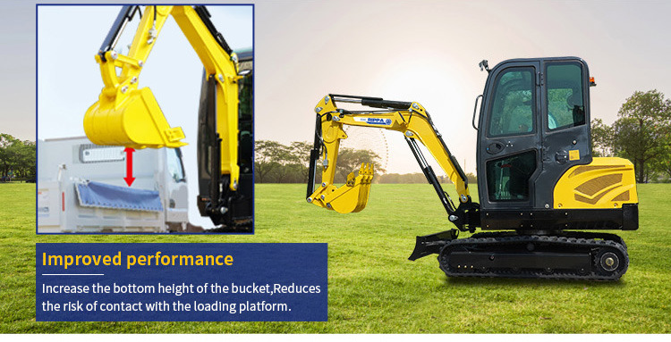 신규 미니 굴삭기 Shandong Rippa Machinery Group Co., Ltd. R330-Global stocking Rapid delivery-Kubota engine-Cab-Air Conditioner ; CE certification : 사진 13