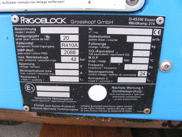 FRIGOBLOCK FK25 - 냉장고 유닛 : 사진 4 FRIGOBLOCK FK25 - 냉장고 유닛 : 사진 4