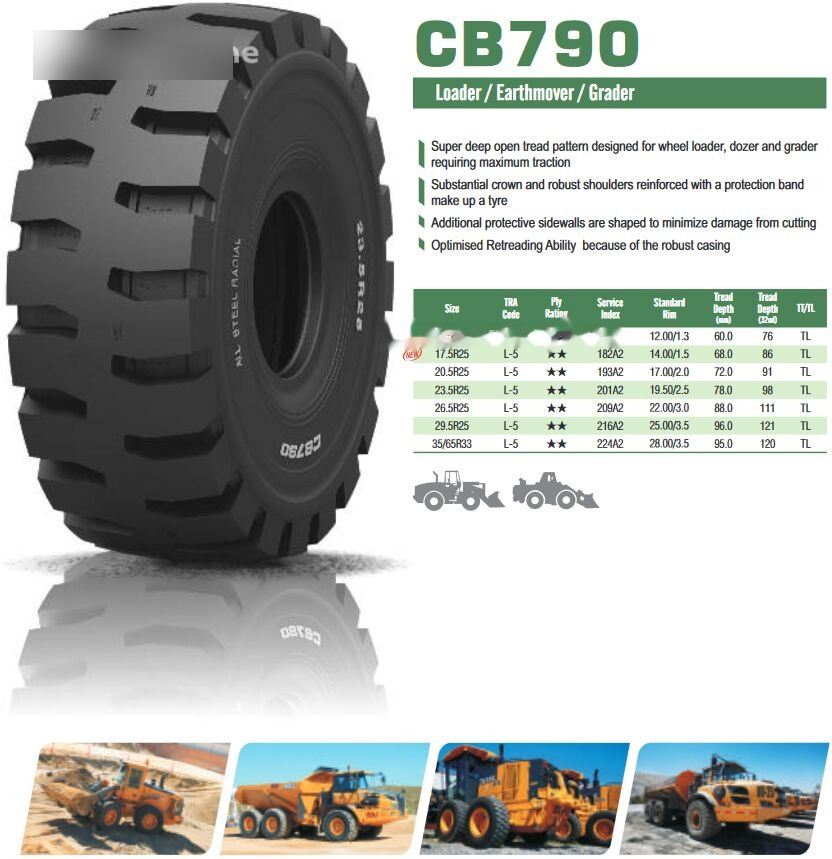 WestLake 15.5R25 CB790 ** L5 TL - 타이어 휠 로더 용 : 사진 2 WestLake 15.5R25 CB790 ** L5 TL - 타이어 휠 로더 용 : 사진 2