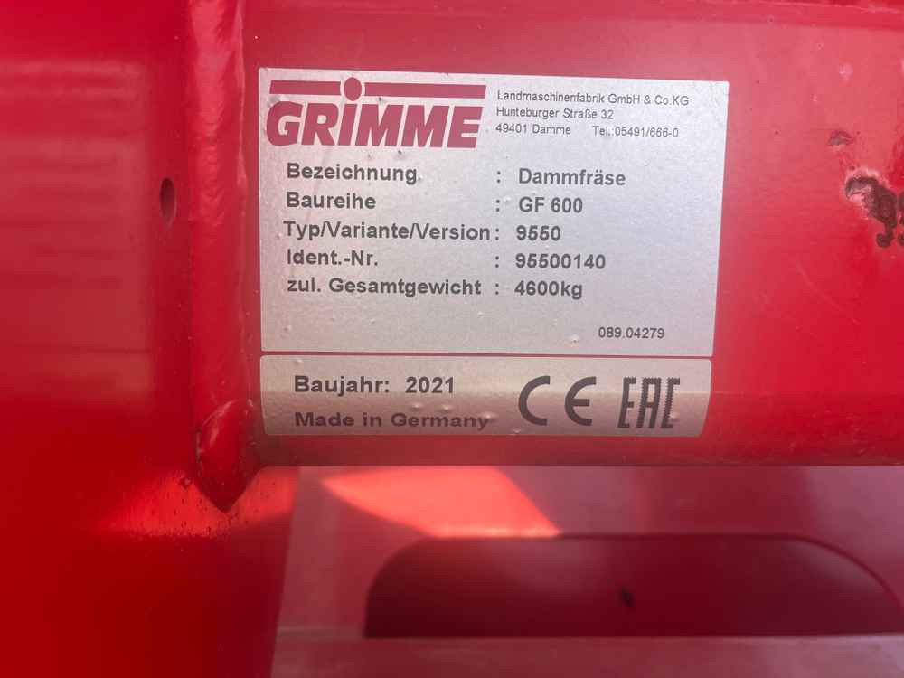 Grimme GF 600 - 감자 장비 : 사진 3 Grimme GF 600 - 감자 장비 : 사진 3