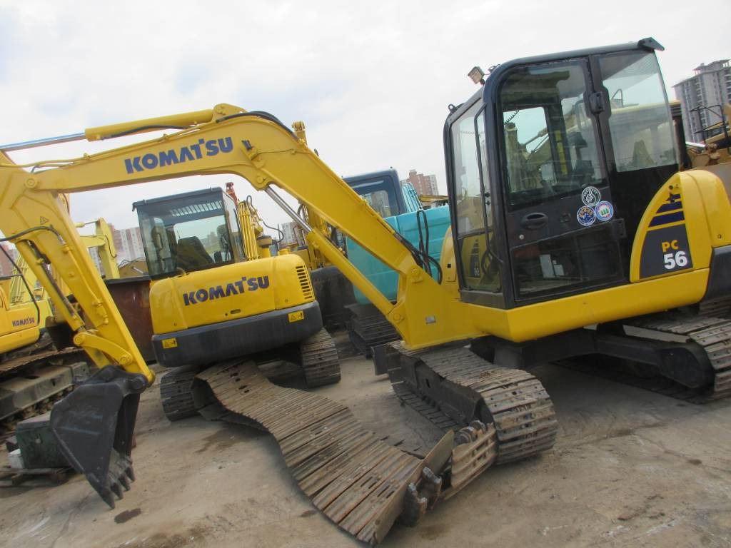 Komatsu PC56 - 미니 굴삭기 : 사진 1 Komatsu PC56 - 미니 굴삭기 : 사진 1