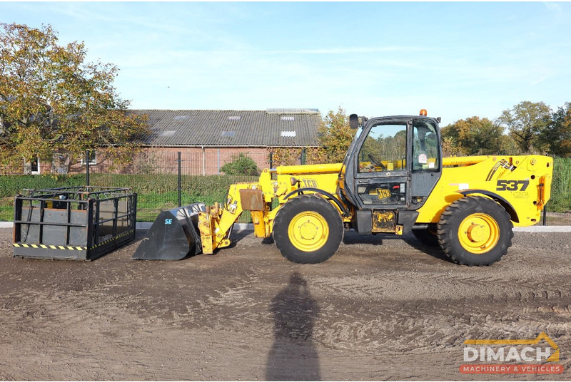 JCB 537 135 JCB verreiker met werkbak op afstandsbediening + nieuwe bak en palletvorken. TOP!! - 텔레스코픽 핸들러 : 사진 1 JCB 537 135 JCB verreiker met werkbak op afstandsbediening + nieuwe bak en palletvorken. TOP!! - 텔레스코픽 핸들러 : 사진 1