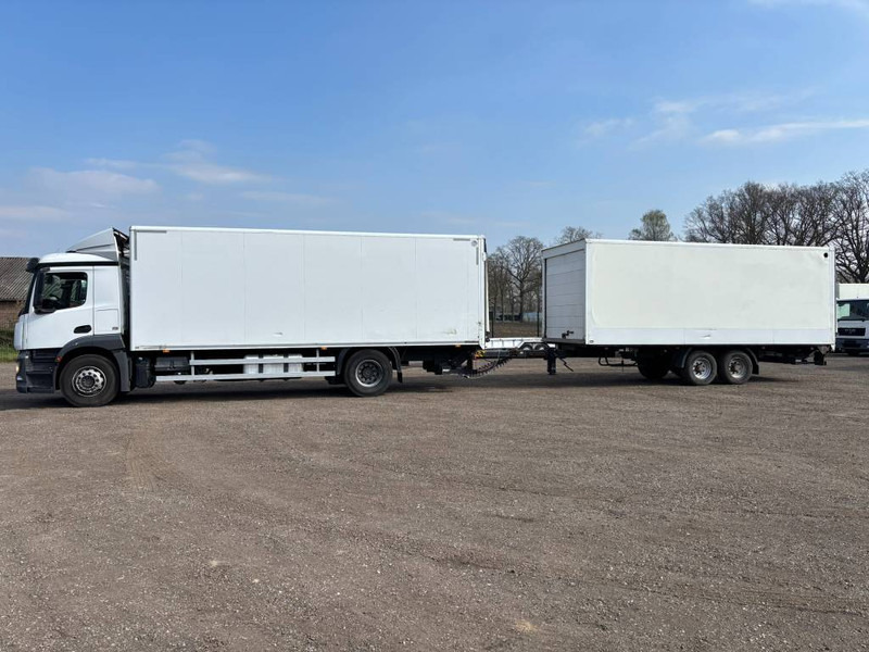 Mercedes-Benz Antos 1833 Euro6 4x2 + anhanger koffer - 박스 트럭 : 사진 1 Mercedes-Benz Antos 1833 Euro6 4x2 + anhanger koffer - 박스 트럭 : 사진 1