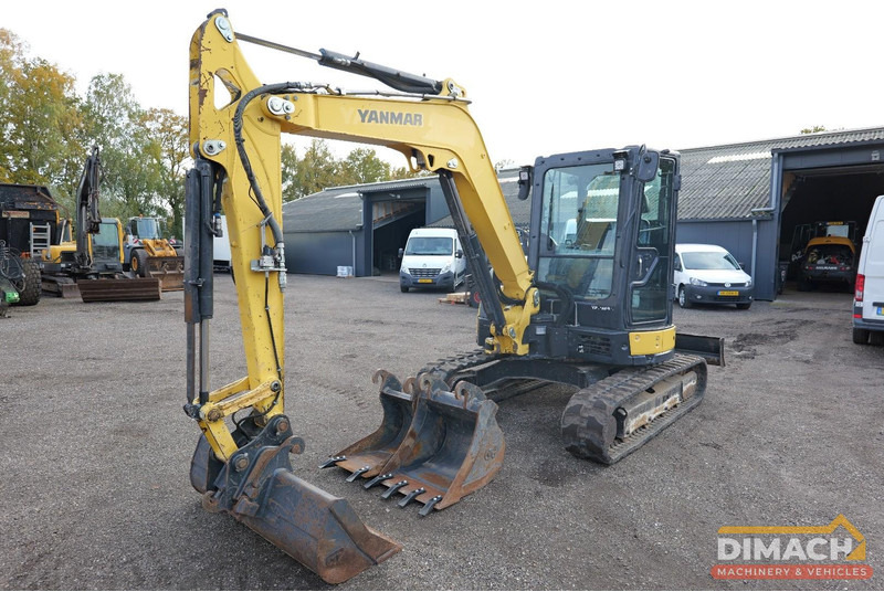 Yanmar ViO50-6 CW10 GP snelwissel, 3 bakken, airco, mono giek - 굴착기 : 사진 3 Yanmar ViO50-6 CW10 GP snelwissel, 3 bakken, airco, mono giek - 굴착기 : 사진 3