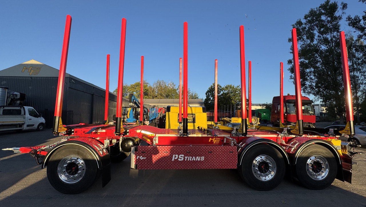 HYDROFAST Przyczepa 3 osiowa / 3 axles timber transport trailer / Remorque à 3 essieux pour le transport de bois / 3-Achs-Rungenanhänger / 3-tengelyes-rönkszállító-pótkocsi / Remorcă pentru transportul lemnului - 목재 트레일러 : 사진 1 HYDROFAST Przyczepa 3 osiowa / 3 axles timber transport trailer / Remorque à 3 essieux pour le transport de bois / 3-Achs-Rungenanhänger / 3-tengelyes-rönkszállító-pótkocsi / Remorcă pentru transportul lemnului - 목재 트레일러 : 사진 1
