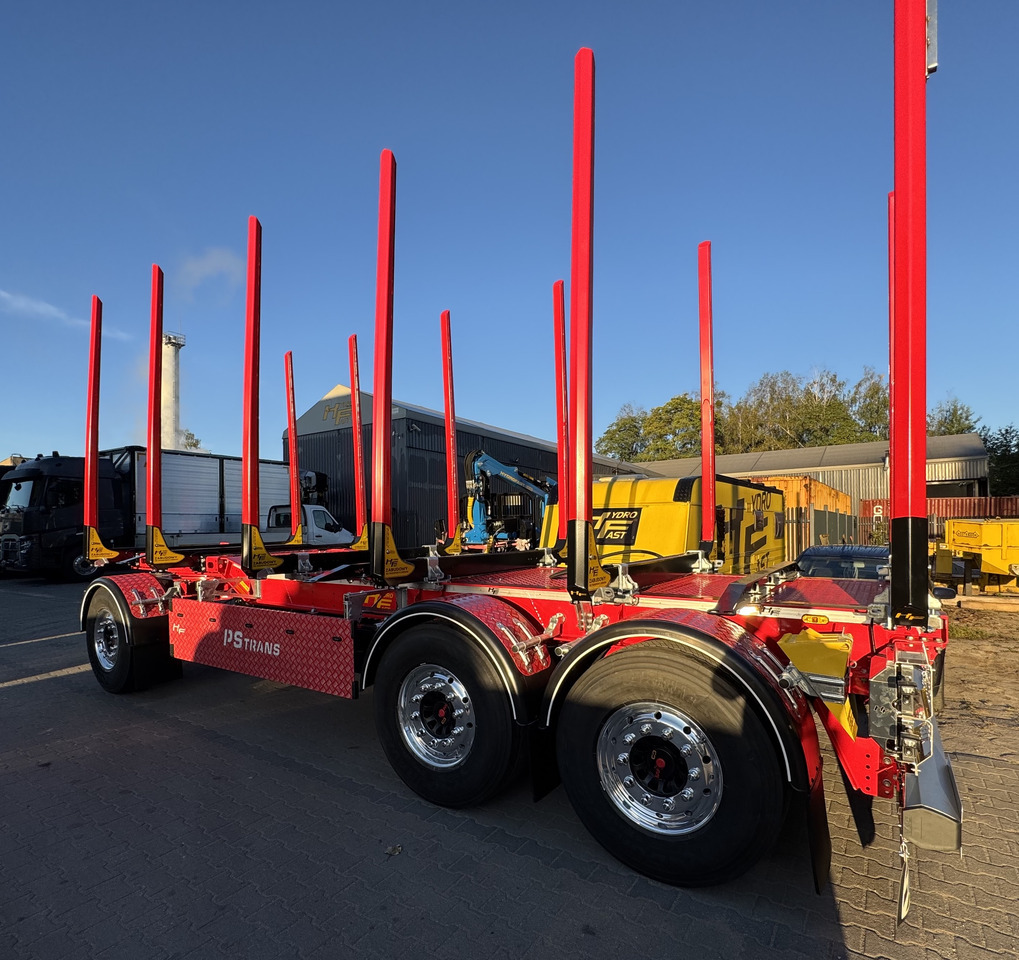 HYDROFAST Przyczepa 3 osiowa / 3 axles timber transport trailer / Remorque à 3 essieux pour le transport de bois / 3-Achs-Rungenanhänger / 3-tengelyes-rönkszállító-pótkocsi / Remorcă pentru transportul lemnului - 목재 트레일러 : 사진 2 HYDROFAST Przyczepa 3 osiowa / 3 axles timber transport trailer / Remorque à 3 essieux pour le transport de bois / 3-Achs-Rungenanhänger / 3-tengelyes-rönkszállító-pótkocsi / Remorcă pentru transportul lemnului - 목재 트레일러 : 사진 2