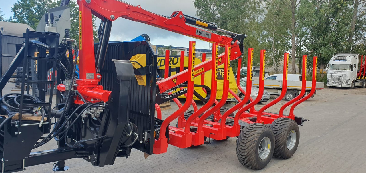 HYDROFAST Przyczepa leśna / Timber trailer / Holzanhänger / Remorque à bois / Remolque para madera - 임업용 트레일러 : 사진 4 HYDROFAST Przyczepa leśna / Timber trailer / Holzanhänger / Remorque à bois / Remolque para madera - 임업용 트레일러 : 사진 4