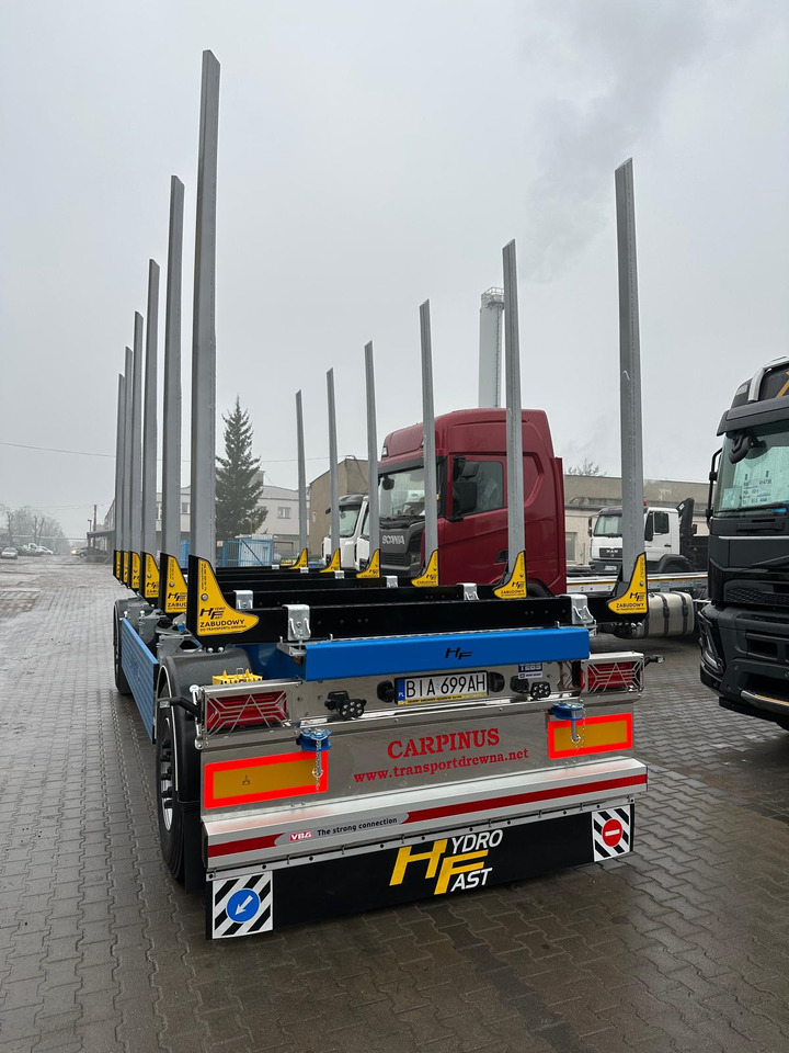 Hydrofast Przyczepa 2 osiowa do drewna stosowego HFP2/2-axle timber trailer HFP2 - 목재 트레일러 : 사진 2 Hydrofast Przyczepa 2 osiowa do drewna stosowego HFP2/2-axle timber trailer HFP2 - 목재 트레일러 : 사진 2