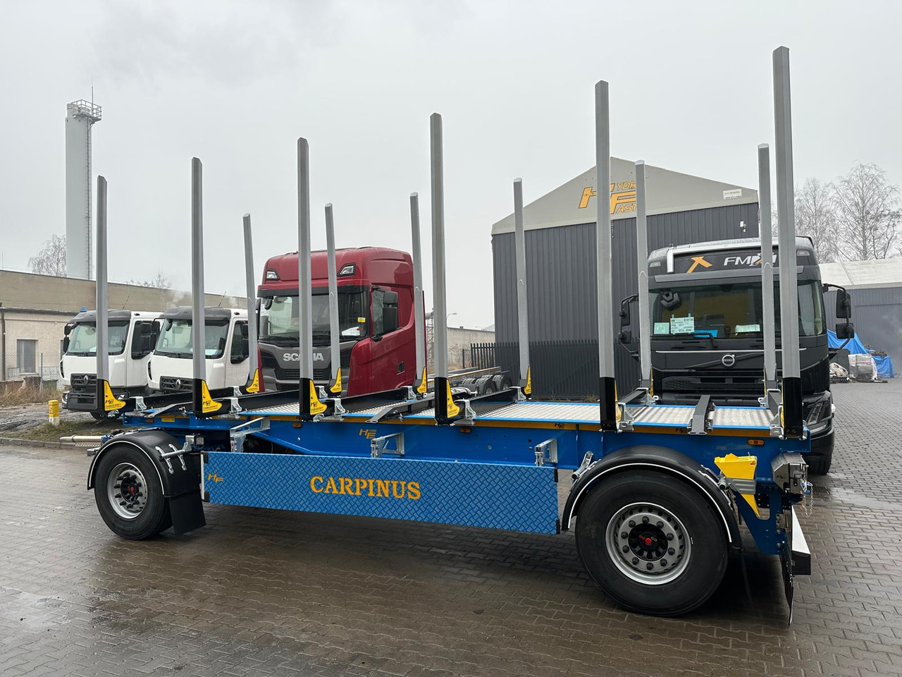 Hydrofast Przyczepa 2 osiowa do drewna stosowego HFP2/2-axle timber trailer HFP2 - 목재 트레일러 : 사진 1 Hydrofast Przyczepa 2 osiowa do drewna stosowego HFP2/2-axle timber trailer HFP2 - 목재 트레일러 : 사진 1