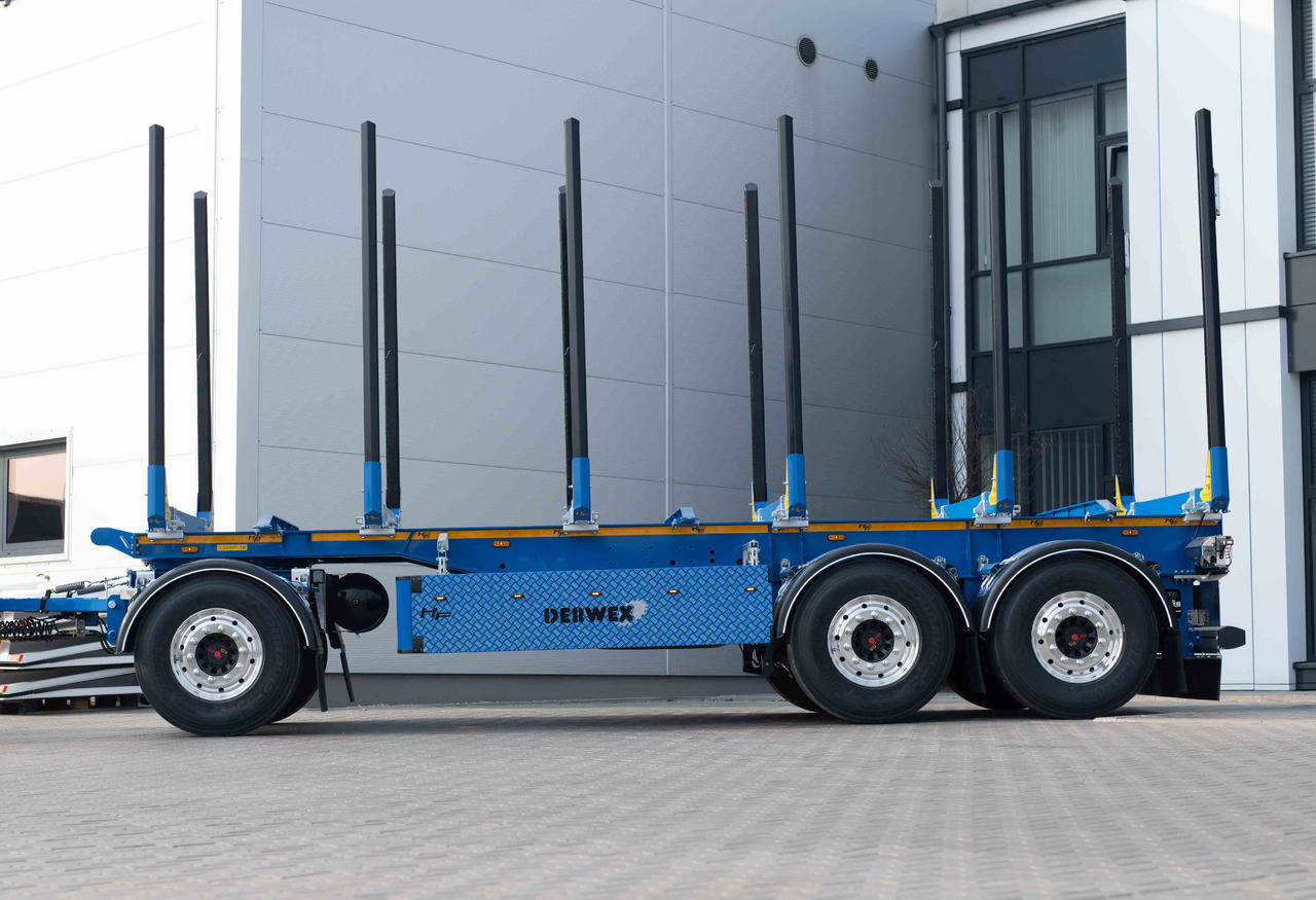 Hydrofast Przyczepa 3 - osiowa / 3 axles trailer for timber transport / 3 Achsen Anhänger für Holztransport - 목재 트레일러 : 사진 1 Hydrofast Przyczepa 3 - osiowa / 3 axles trailer for timber transport / 3 Achsen Anhänger für Holztransport - 목재 트레일러 : 사진 1