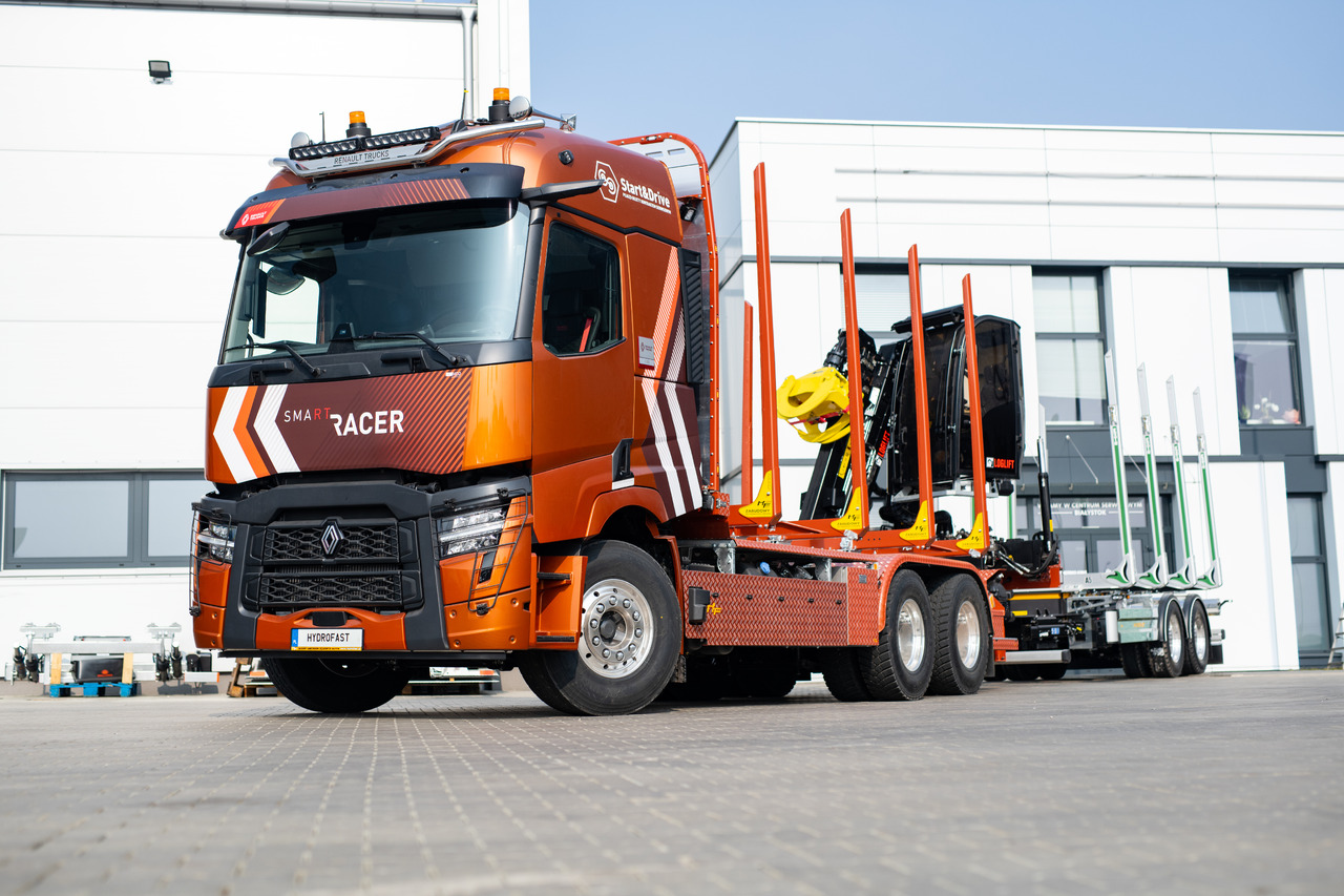 RENAULT TRUCKS C P6X4 Zabudowa do transportu drewna / Timber transport truck / Holztransportwagen/Camion de transport lemn - 목재 트럭, 전기 트럭 : 사진 4 RENAULT TRUCKS C P6X4 Zabudowa do transportu drewna / Timber transport truck / Holztransportwagen/Camion de transport lemn - 목재 트럭, 전기 트럭 : 사진 4