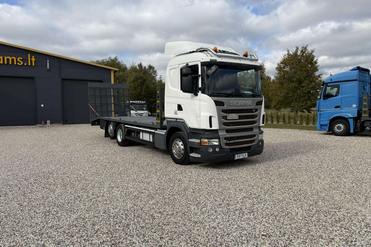 Scania R420 - 자동 운반 장치 트럭 : 사진 1 Scania R420 - 자동 운반 장치 트럭 : 사진 1