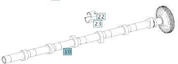 Wałek rozrządu Mercedes om 935/936 Używany. - 캠샤프트 트럭 용 : 사진 1 Wałek rozrządu Mercedes om 935/936 Używany. - 캠샤프트 트럭 용 : 사진 1