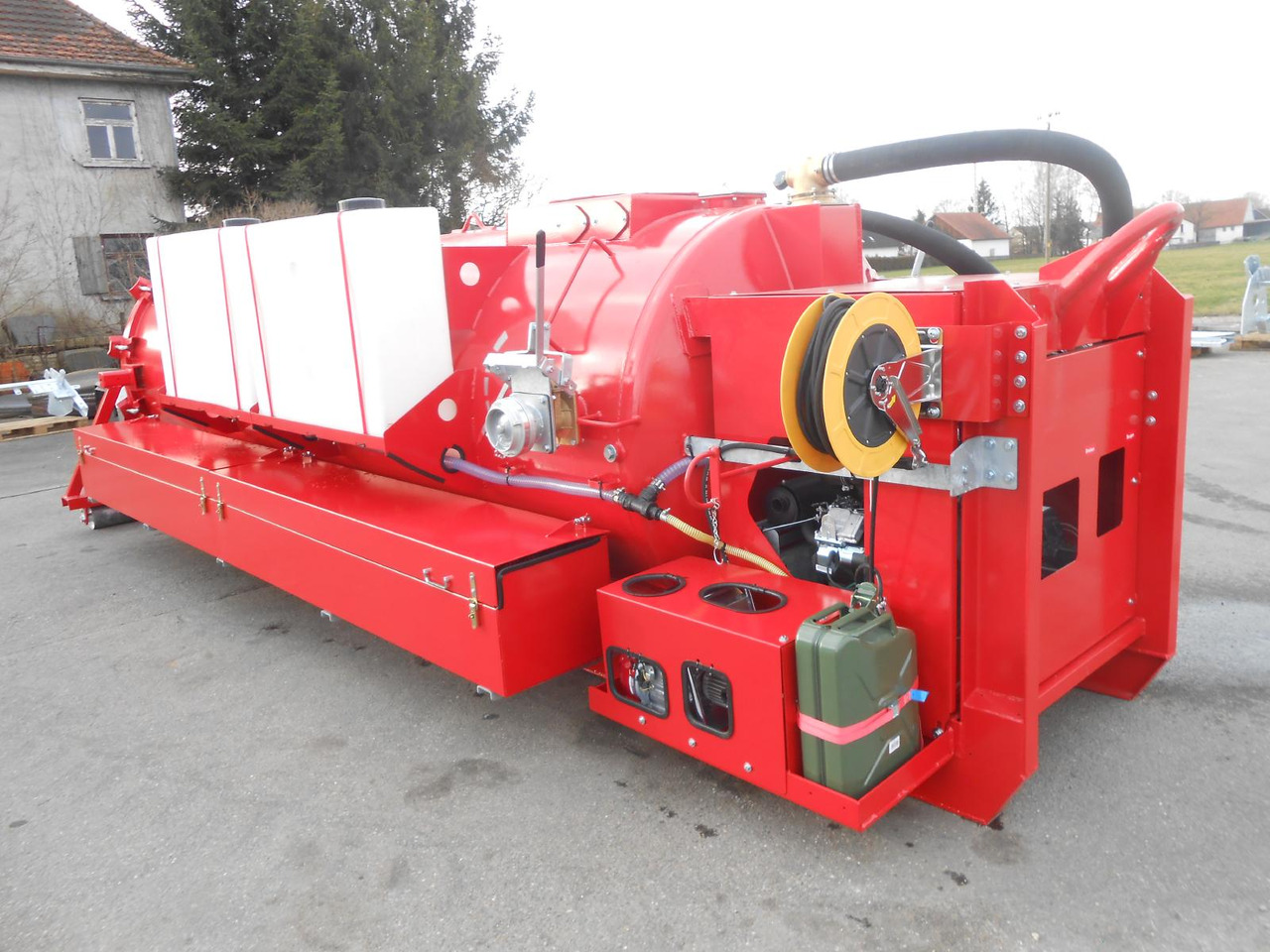 S-Vac 8.5m³ Saugfass Druckfass Vacuum suction systems are are fully integrated at the HDD jobsite from today. - 드릴링 리그 : 사진 1 S-Vac 8.5m³ Saugfass Druckfass Vacuum suction systems are are fully integrated at the HDD jobsite from today. - 드릴링 리그 : 사진 1