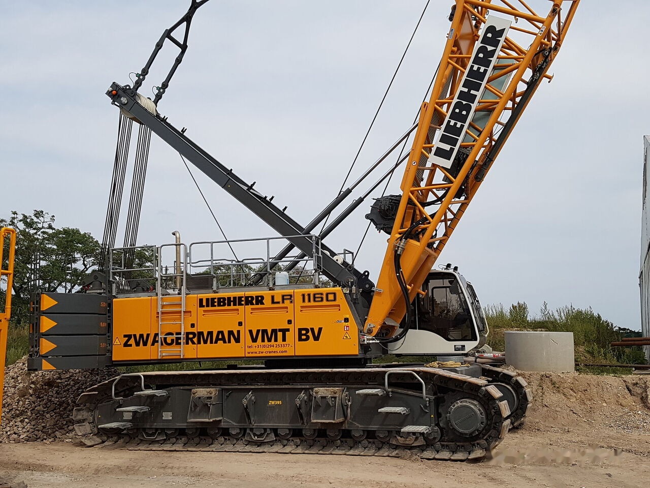 Liebherr LR 1160 - 크롤러 크레인 : 사진 1 Liebherr LR 1160 - 크롤러 크레인 : 사진 1