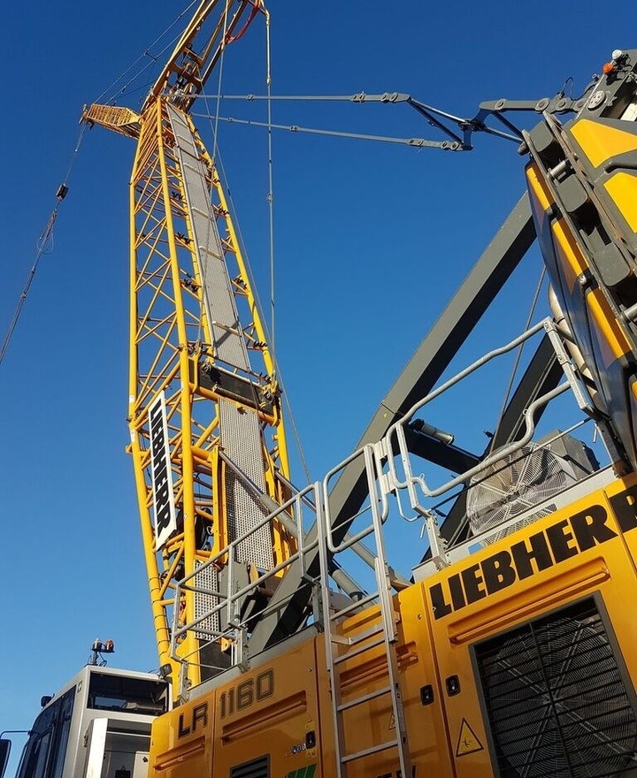 Liebherr LR 1160 - 크롤러 크레인 : 사진 3 Liebherr LR 1160 - 크롤러 크레인 : 사진 3