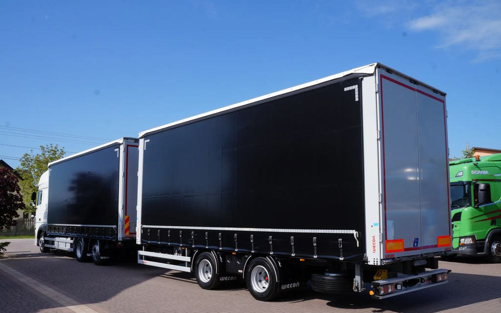 DAF XF 480 EURO 6 ZESTAW TANDEM PRZEJAZDOWY 120 M3 7,7 M + 7,7 M WECON - 커튼사이더 트럭 : 사진 4 DAF XF 480 EURO 6 ZESTAW TANDEM PRZEJAZDOWY 120 M3 7,7 M + 7,7 M WECON - 커튼사이더 트럭 : 사진 4