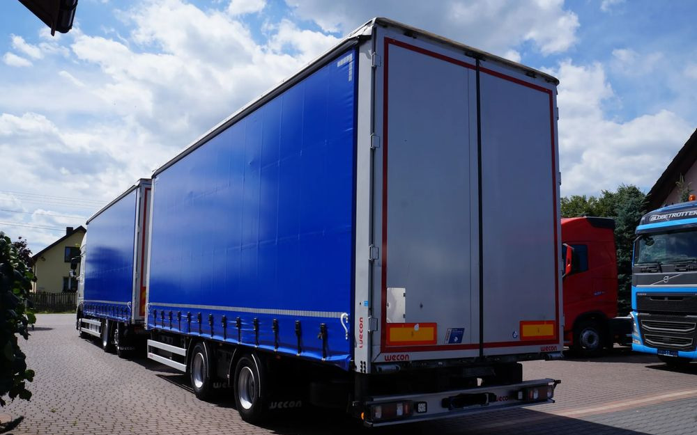 DAF XF 480 EURO 6 ZESTAW TANDEM PRZEJAZDOWY 120 M3 7,7 M + 7,7 M WECON - 커튼사이더 트럭 : 사진 3 DAF XF 480 EURO 6 ZESTAW TANDEM PRZEJAZDOWY 120 M3 7,7 M + 7,7 M WECON - 커튼사이더 트럭 : 사진 3