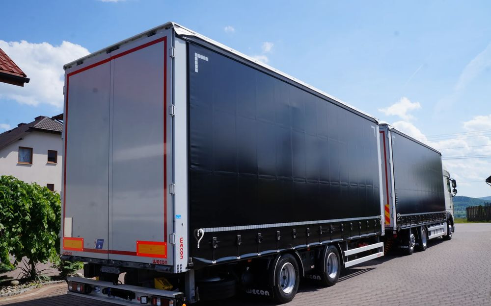 DAF XF 480 EURO 6 ZESTAW TANDEM PRZEJAZDOWY 120 M3 7,7 M + 7,7 M WECON - 커튼사이더 트럭 : 사진 5 DAF XF 480 EURO 6 ZESTAW TANDEM PRZEJAZDOWY 120 M3 7,7 M + 7,7 M WECON - 커튼사이더 트럭 : 사진 5