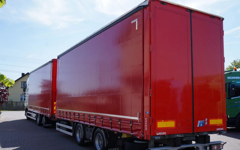 DAF XF 480 EURO 6 ZESTAW TANDEM PRZEJAZDOWY 120 M3 7,8 M + 7,8 M WECON - 커튼사이더 트럭 : 사진 3 DAF XF 480 EURO 6 ZESTAW TANDEM PRZEJAZDOWY 120 M3 7,8 M + 7,8 M WECON - 커튼사이더 트럭 : 사진 3