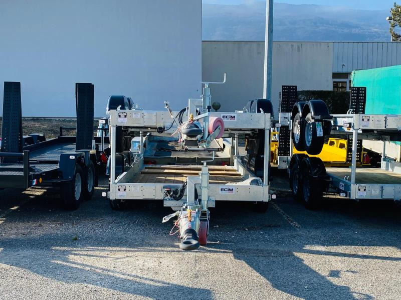 ECIM REMORQUE PORTE ENGINS 2 ESSIEUX 3T5 NEUVE - 플랜트 트레일러 : 사진 3 ECIM REMORQUE PORTE ENGINS 2 ESSIEUX 3T5 NEUVE - 플랜트 트레일러 : 사진 3