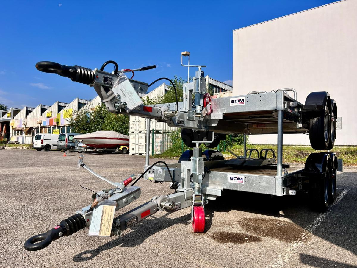 Ecim E350AF REMORQUE PORTE ENGINS 2 ESSIEUX 3T5 NEUVE - 오토트랜스포터 트레일러 : 사진 2 Ecim E350AF REMORQUE PORTE ENGINS 2 ESSIEUX 3T5 NEUVE - 오토트랜스포터 트레일러 : 사진 2