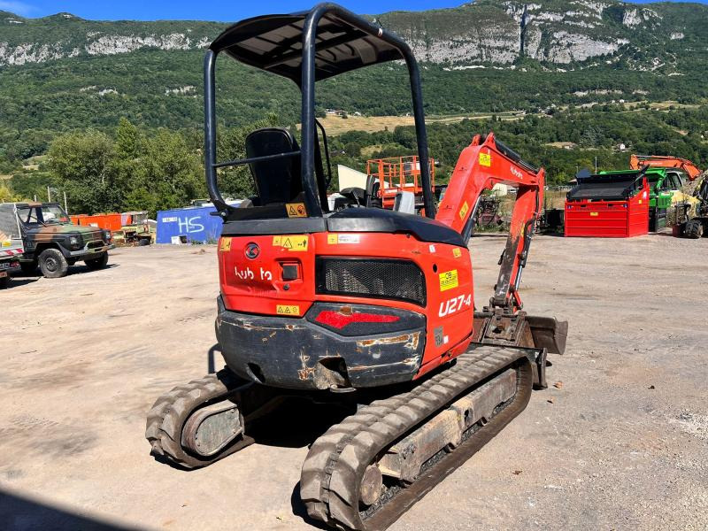 Kubota Series U U27-4 MINIPELLE 2,7T CANOPY - 미니 굴삭기 : 사진 5 Kubota Series U U27-4 MINIPELLE 2,7T CANOPY - 미니 굴삭기 : 사진 5