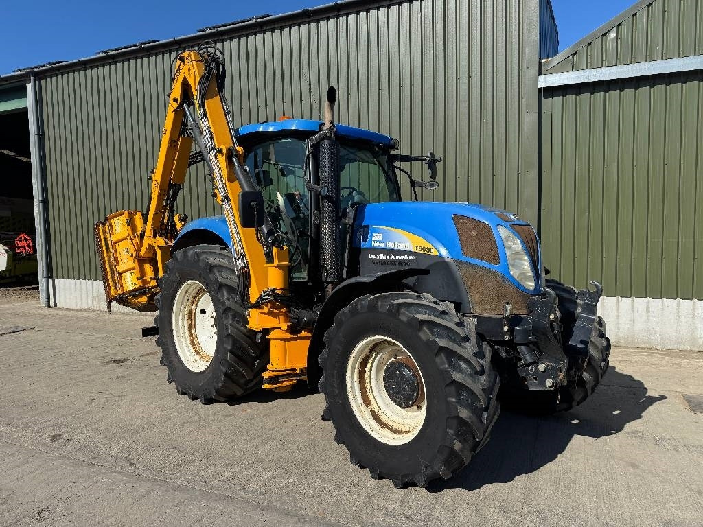 New Holland T6080 c/w Herder Cavalier - 플레일 모어/ 멀처 : 사진 3 New Holland T6080 c/w Herder Cavalier - 플레일 모어/ 멀처 : 사진 3