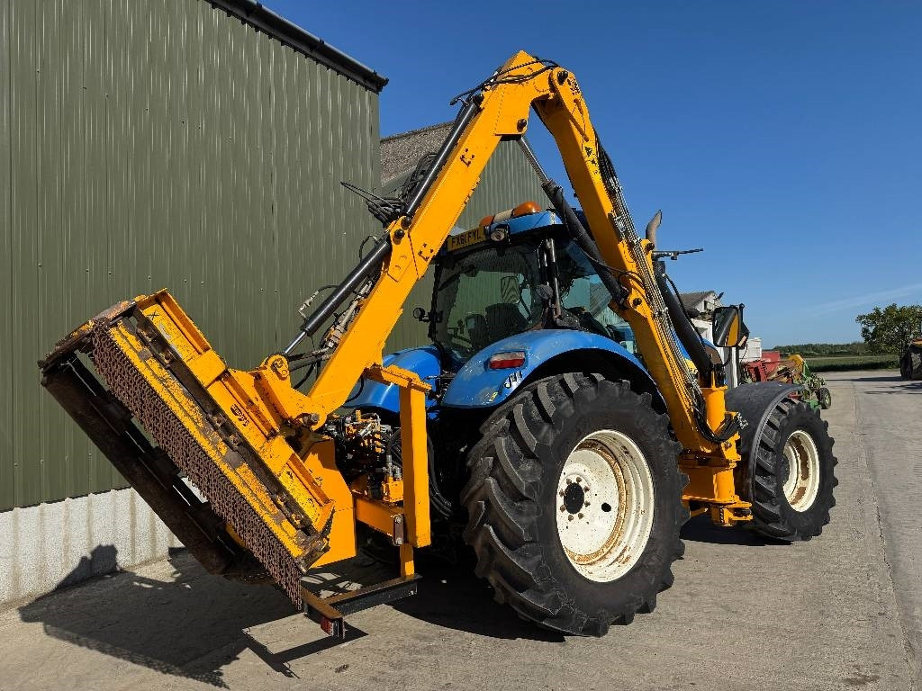 New Holland T6080 c/w Herder Cavalier - 플레일 모어/ 멀처 : 사진 4 New Holland T6080 c/w Herder Cavalier - 플레일 모어/ 멀처 : 사진 4