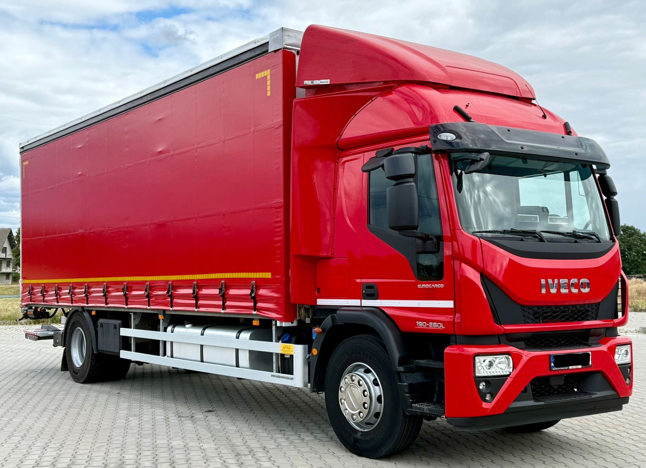 IVECO EUROCARGO 180-280 / FIRANKA / WINDA / 20 PALET / 80 TYŚ KM / 2023 ROK / 9 223 KG ŁADOWNOŚ - 커튼사이더 트럭 : 사진 1 IVECO EUROCARGO 180-280 / FIRANKA / WINDA / 20 PALET / 80 TYŚ KM / 2023 ROK / 9 223 KG ŁADOWNOŚ - 커튼사이더 트럭 : 사진 1