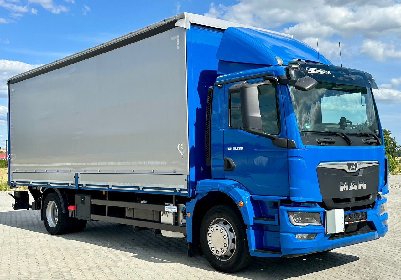 MAN TGM 15.290 / FIRANKA / WINDA / AUTOMAT / 2021 ROK / 18 EUROPALET / 15 T DMC - 커튼사이더 트럭 : 사진 1 MAN TGM 15.290 / FIRANKA / WINDA / AUTOMAT / 2021 ROK / 18 EUROPALET / 15 T DMC - 커튼사이더 트럭 : 사진 1