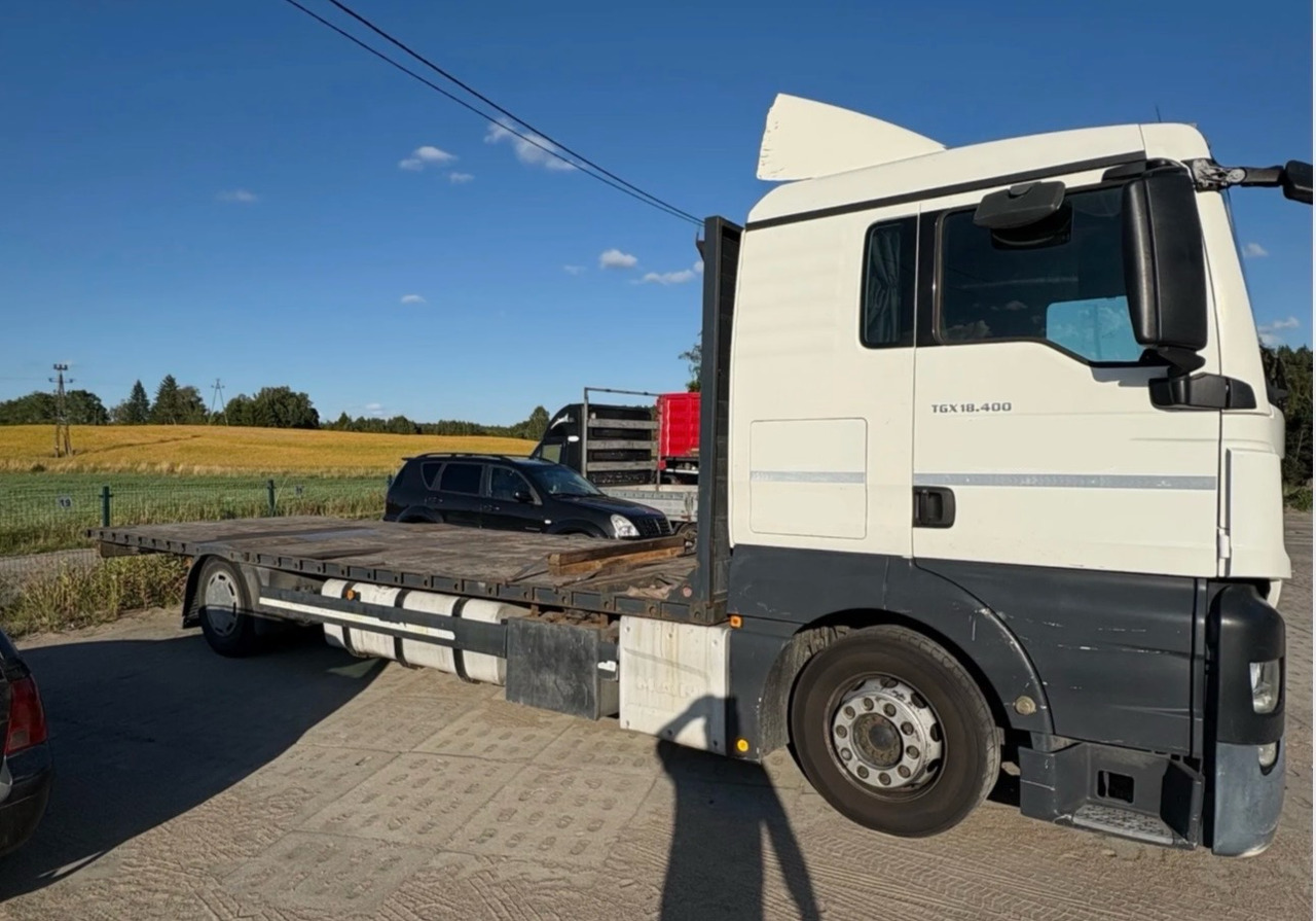 MAN TGX 18.400 / PLATFORMA / 630 TYŚ KM / 2015 ROK / SYPIALKA - 드롭사이드/ 플랫베드 트럭 : 사진 3 MAN TGX 18.400 / PLATFORMA / 630 TYŚ KM / 2015 ROK / SYPIALKA - 드롭사이드/ 플랫베드 트럭 : 사진 3