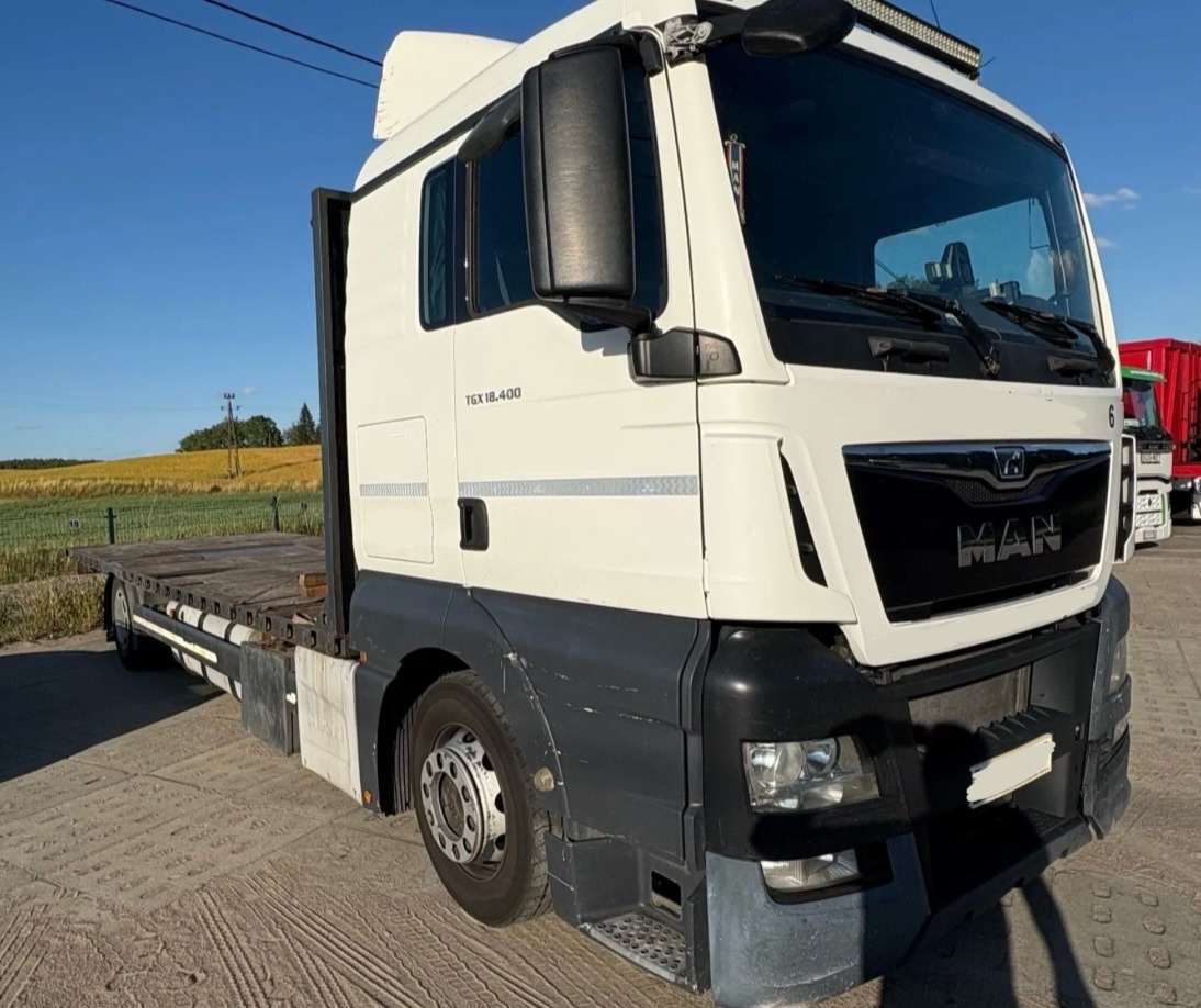 MAN TGX 18.400 / PLATFORMA / 630 TYŚ KM / 2015 ROK / SYPIALKA - 드롭사이드/ 플랫베드 트럭 : 사진 1 MAN TGX 18.400 / PLATFORMA / 630 TYŚ KM / 2015 ROK / SYPIALKA - 드롭사이드/ 플랫베드 트럭 : 사진 1
