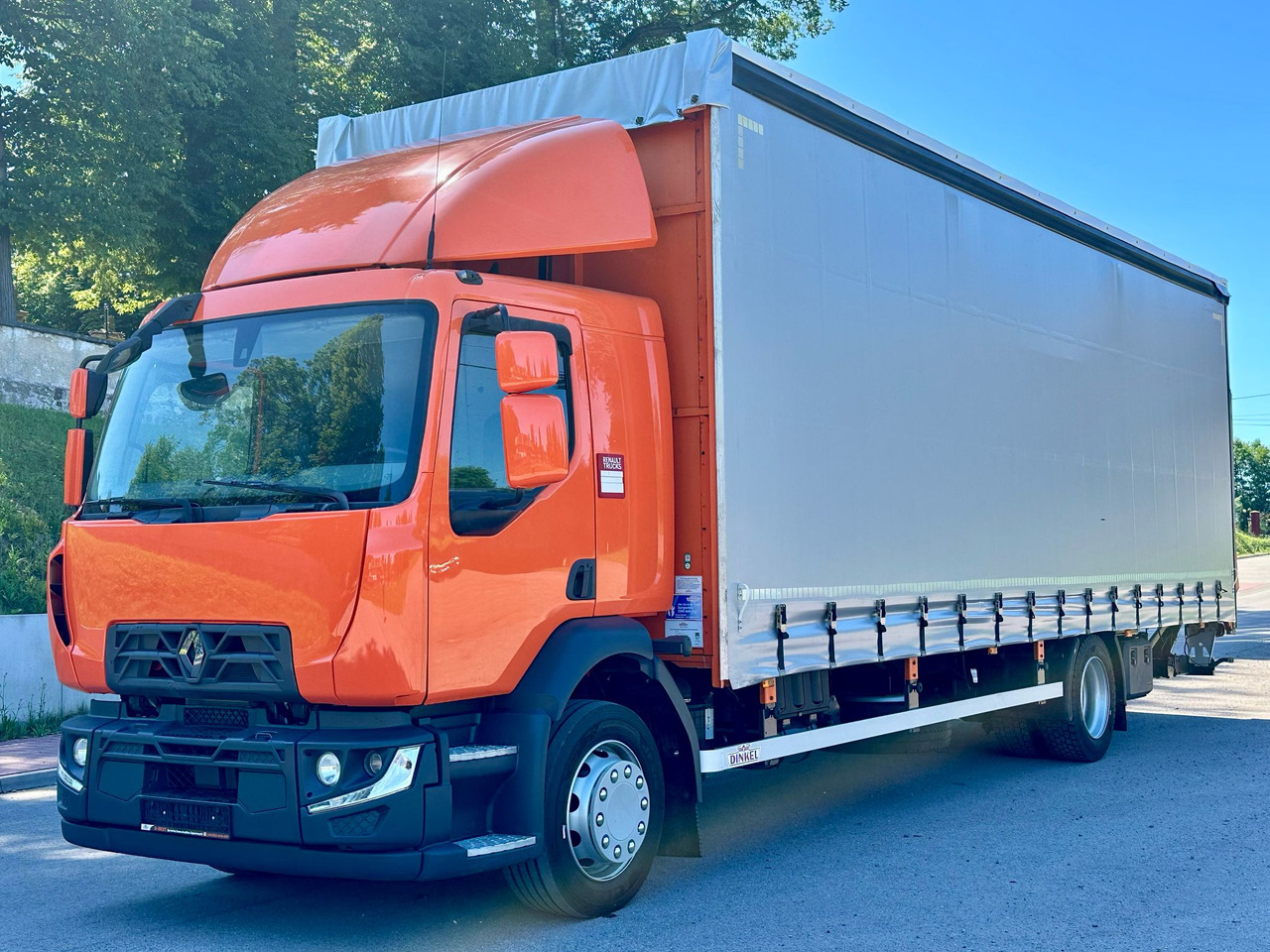 RENAULT D 18 / 280 / FIRANKA / WINDA / 8.6 M DŁUGOŚCI / 21 EUROPALET / NOWE OPONY / ŁADOWNOŚĆ 9.380 KG / AUTOMAT / SERWISOWANA / SPROWADZONA - 커튼사이더 트럭 : 사진 2 RENAULT D 18 / 280 / FIRANKA / WINDA / 8.6 M DŁUGOŚCI / 21 EUROPALET / NOWE OPONY / ŁADOWNOŚĆ 9.380 KG / AUTOMAT / SERWISOWANA / SPROWADZONA - 커튼사이더 트럭 : 사진 2