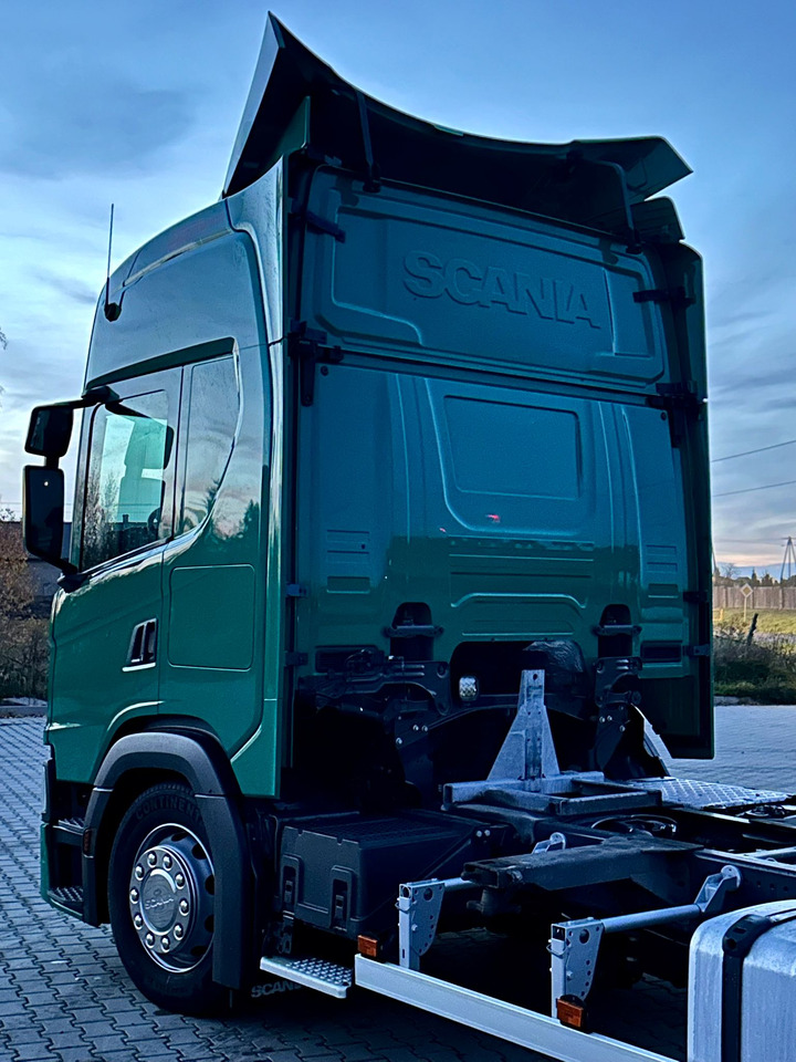 SCANIA G450 / RAMA DO ZABUDOWY / ROZSTAW 5.75 / AUTOMAT / SYPIALKA - 캡 새시 트럭 : 사진 5 SCANIA G450 / RAMA DO ZABUDOWY / ROZSTAW 5.75 / AUTOMAT / SYPIALKA - 캡 새시 트럭 : 사진 5