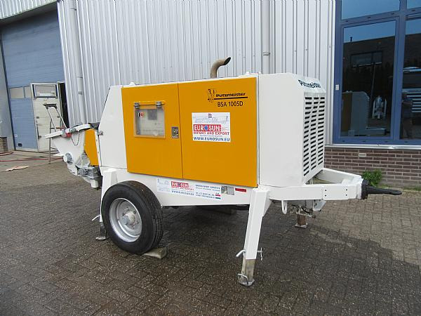 2013 PUTZMEISTER BSA 1005 D - concrete pump - 고정식 콘크리트 펌프 : 사진 1 2013 PUTZMEISTER BSA 1005 D - concrete pump - 고정식 콘크리트 펌프 : 사진 1
