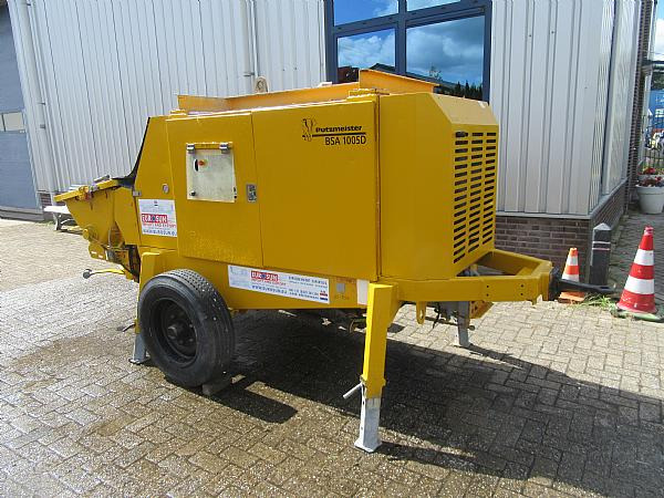 2014 PUTZMEISTER BSA 1005 DC- concrete pump. - 고정식 콘크리트 펌프 : 사진 2 2014 PUTZMEISTER BSA 1005 DC- concrete pump. - 고정식 콘크리트 펌프 : 사진 2