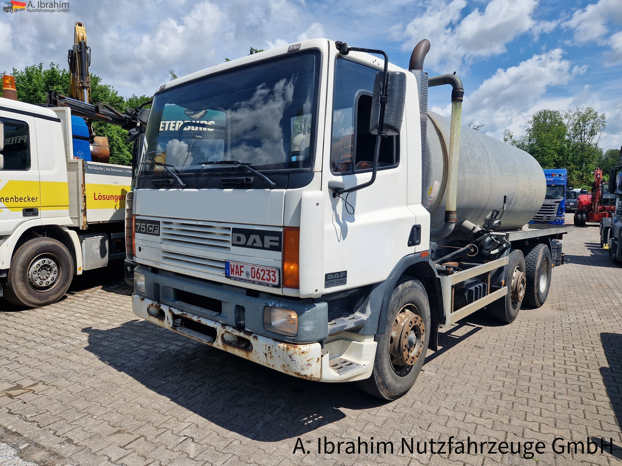 Daf CF 290 Wassertank 13500 L, Tank verzinkt Vorlauf- Lift- Lenkachse - 유조트럭 : 사진 1 Daf CF 290 Wassertank 13500 L, Tank verzinkt Vorlauf- Lift- Lenkachse - 유조트럭 : 사진 1