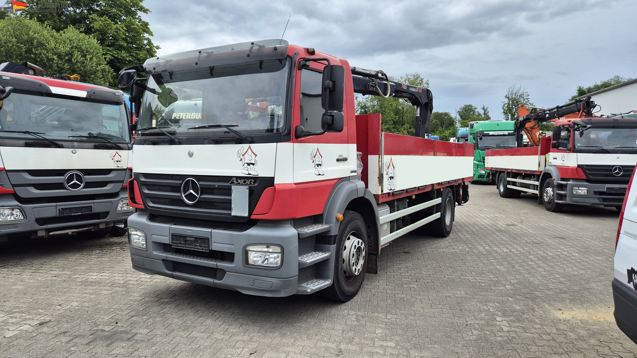Mercedes-Benz 1833 HIAB Kran, Funk FB Scheckheft gepflegt bei Mercedes - 드롭사이드/ 플랫베드 트럭, 크레인 트럭 : 사진 1 Mercedes-Benz 1833 HIAB Kran, Funk FB Scheckheft gepflegt bei Mercedes - 드롭사이드/ 플랫베드 트럭, 크레인 트럭 : 사진 1