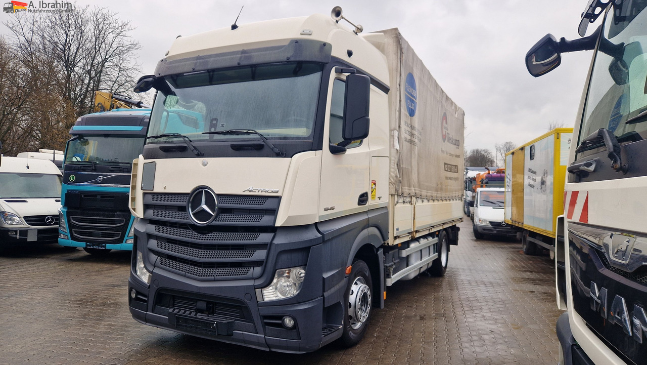 Mercedes-Benz 1845 Retarder Klima, Kühlschrank Edscha, Retarder, LBW, Zustand gut - 커튼사이더 트럭 : 사진 1 Mercedes-Benz 1845 Retarder Klima, Kühlschrank Edscha, Retarder, LBW, Zustand gut - 커튼사이더 트럭 : 사진 1