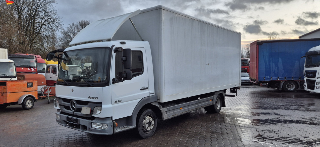 Mercedes-Benz 816L LBW, Blatt gefedert - 박스 밴 : 사진 1 Mercedes-Benz 816L LBW, Blatt gefedert - 박스 밴 : 사진 1