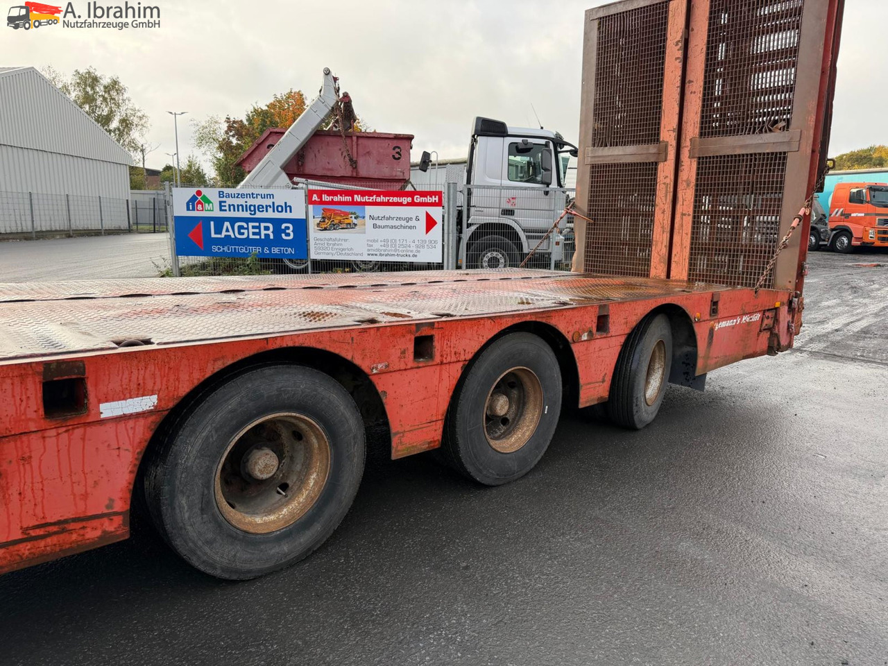 Nooteboom OSD-48-03 V/L ausziehbar | 1 x Lenkachse | Rampen - 저하대 세미 트레일러 : 사진 3 Nooteboom OSD-48-03 V/L ausziehbar | 1 x Lenkachse | Rampen - 저하대 세미 트레일러 : 사진 3