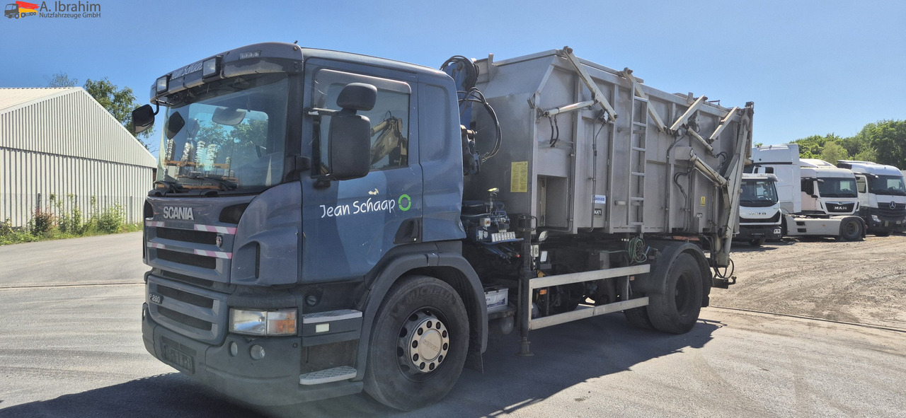 Scania P 280 Edelstahlkipper für Tierabfälle 2 Kammer - 덤프트럭, 크레인 트럭 : 사진 1 Scania P 280 Edelstahlkipper für Tierabfälle 2 Kammer - 덤프트럭, 크레인 트럭 : 사진 1