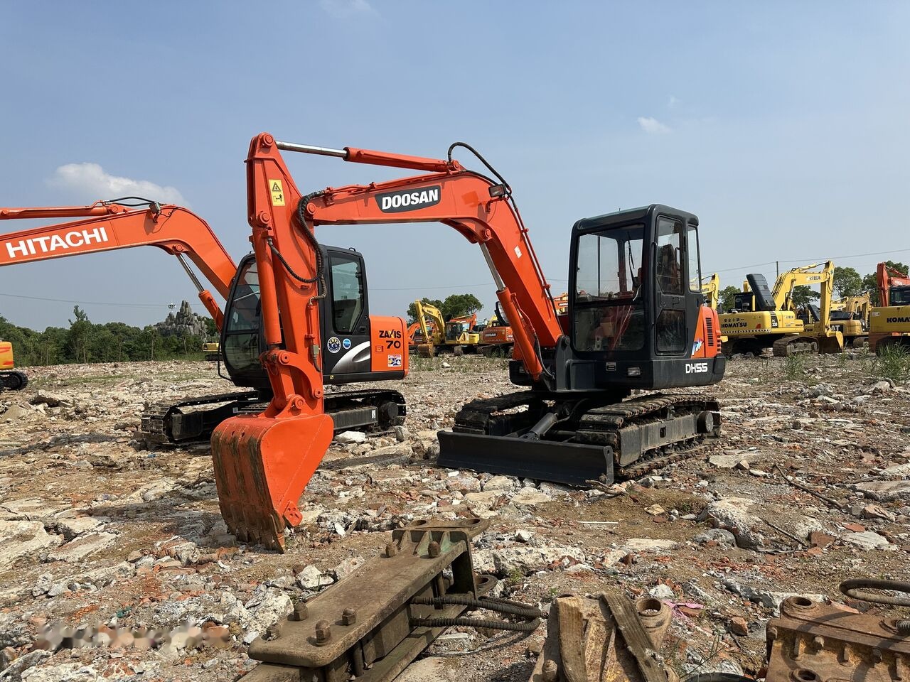 Doosan DH55 - 크롤러 굴삭기 : 사진 5 Doosan DH55 - 크롤러 굴삭기 : 사진 5