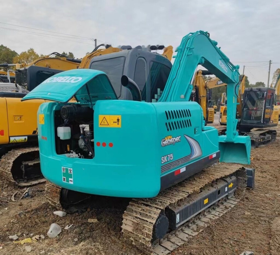 Kobelco SK75 - 미니 굴삭기 : 사진 2 Kobelco SK75 - 미니 굴삭기 : 사진 2