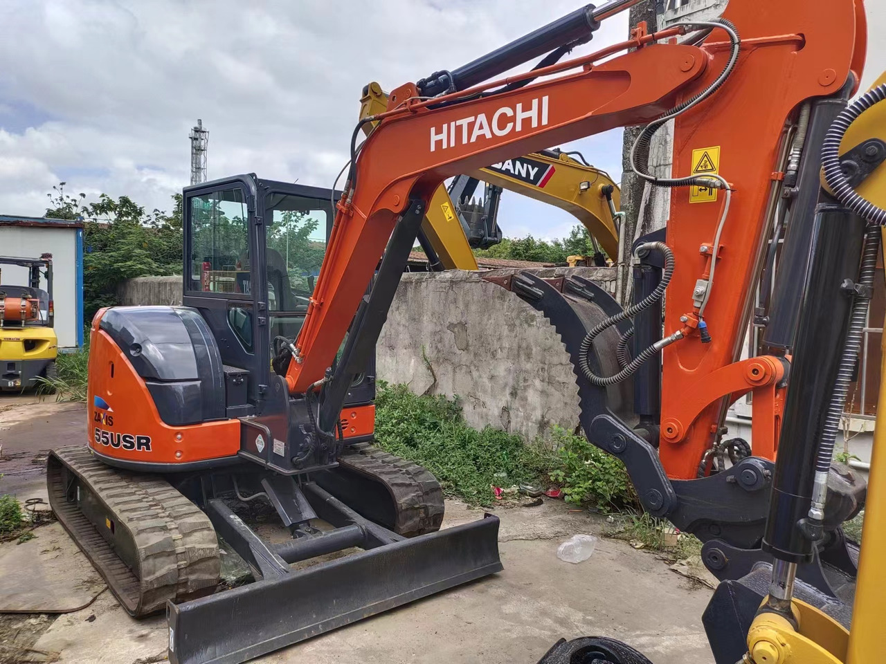 HITACHI ZX55 USR-5A - 미니 굴삭기 : 사진 4 HITACHI ZX55 USR-5A - 미니 굴삭기 : 사진 4