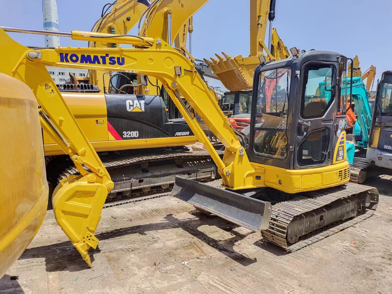 KOMATSU PC55MR - 미니 굴삭기 : 사진 3 KOMATSU PC55MR - 미니 굴삭기 : 사진 3