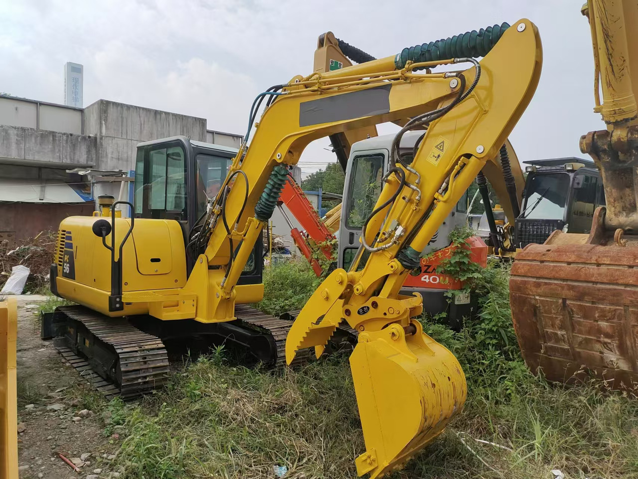 KOMATSU PC56-7 PC56 - 미니 굴삭기 : 사진 1 KOMATSU PC56-7 PC56 - 미니 굴삭기 : 사진 1