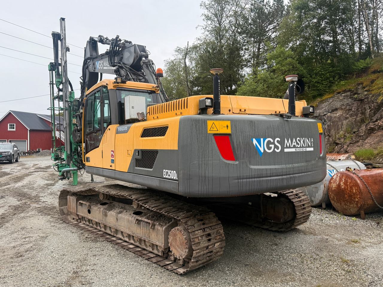 Volvo EC250DL med Montabert tårn - 크롤러 굴삭기 : 사진 4 Volvo EC250DL med Montabert tårn - 크롤러 굴삭기 : 사진 4