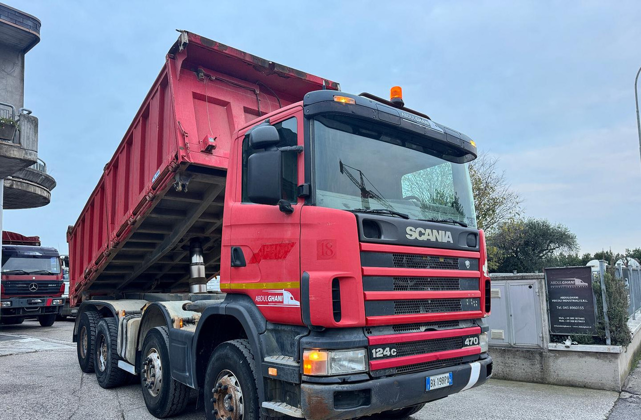 Scania R124/470 Ribaltabile 8X4 - 덤프트럭 : 사진 1 Scania R124/470 Ribaltabile 8X4 - 덤프트럭 : 사진 1